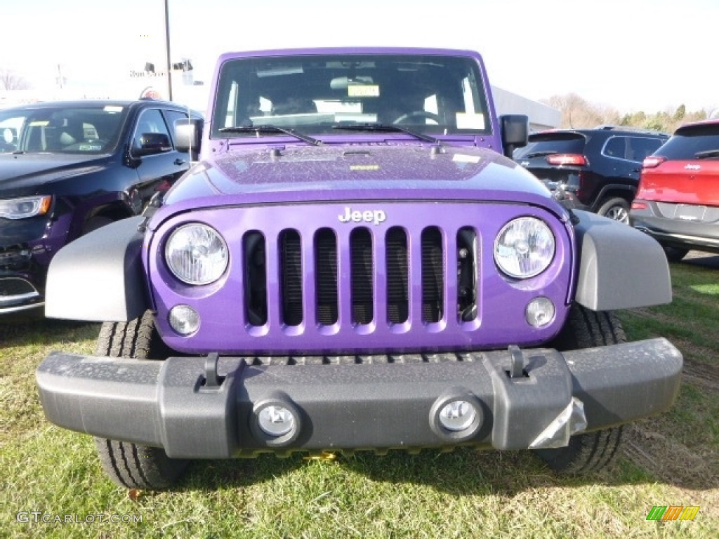 2017 Wrangler Unlimited Sport 4x4 - Extreme Purple / Black photo #7