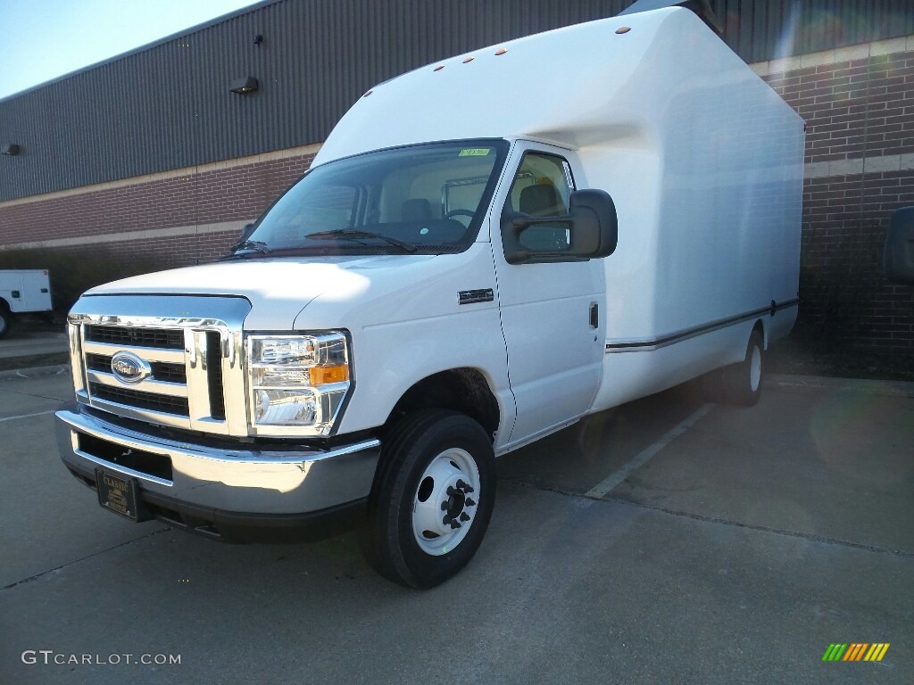 Oxford White 2017 Ford E Series Cutaway E350 Cutaway Commercial Moving Truck Exterior Photo #119396798