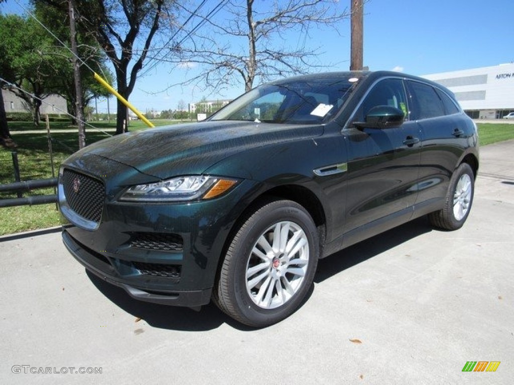 British Racing Green 2017 Jaguar F-PACE 35t AWD Prestige Exterior Photo #119397737