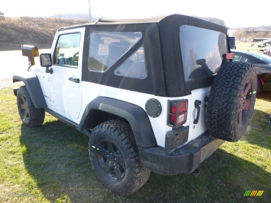 2017 Wrangler Sport 4x4 - Bright White / Black photo #3