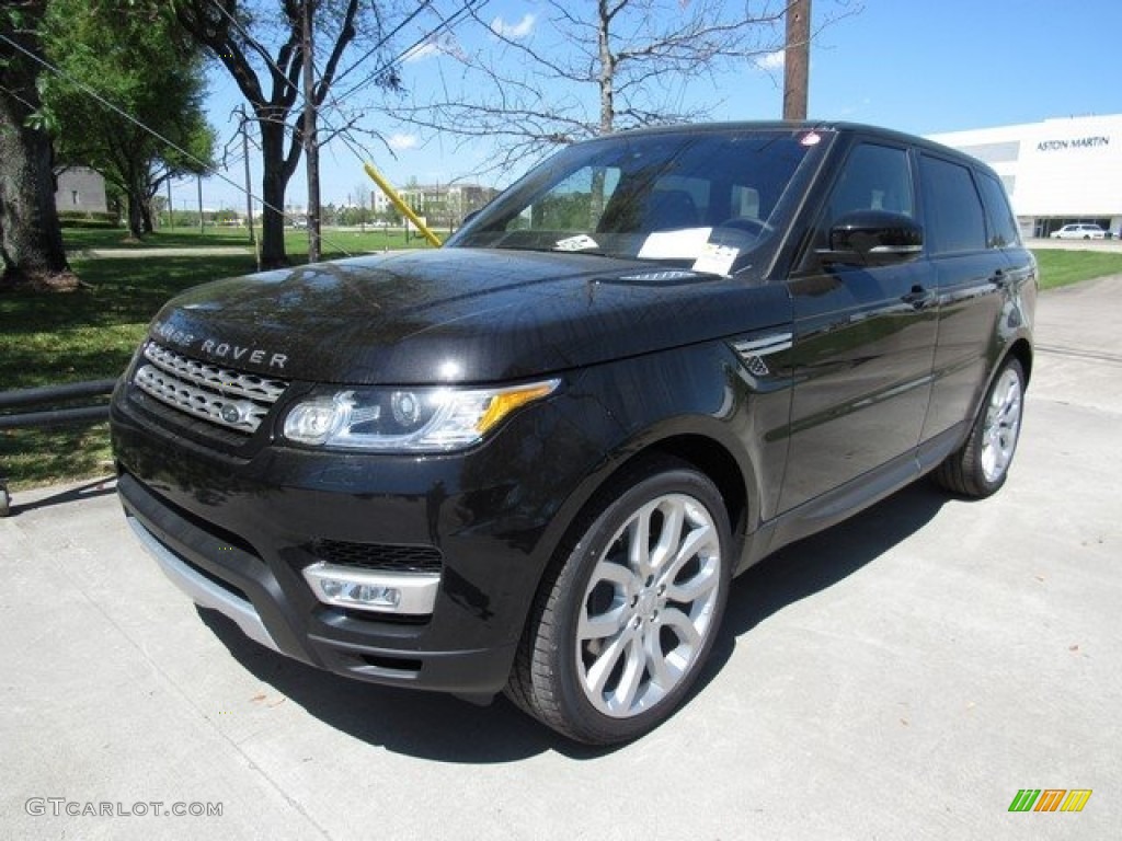 Santorini Black 2017 Land Rover Range Rover Sport HSE Exterior Photo #119398859