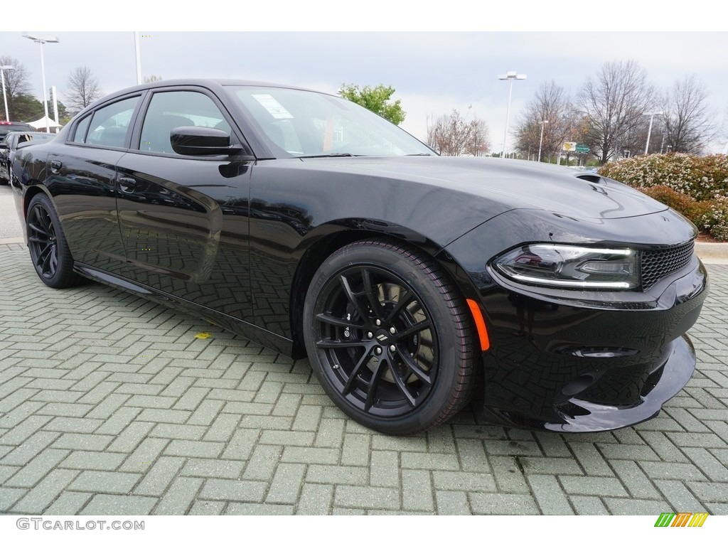 2017 Charger Daytona 392 - Pitch-Black / Black/Brazen Gold photo #4