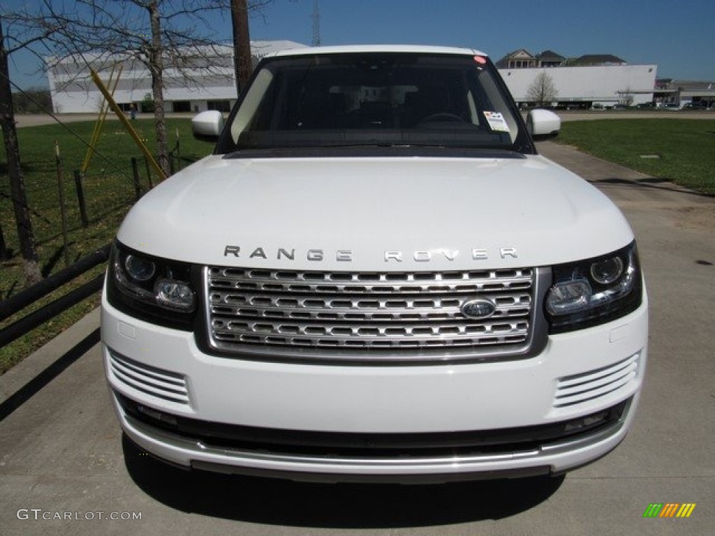 2017 Range Rover HSE - Fuji White / Espresso/Almond photo #9