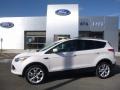 2013 White Platinum Metallic Tri-Coat Ford Escape Titanium 2.0L EcoBoost 4WD  photo #1