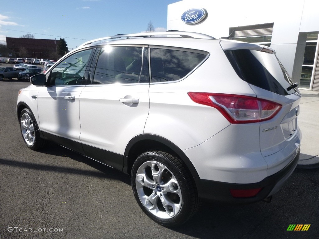 2013 Escape Titanium 2.0L EcoBoost 4WD - White Platinum Metallic Tri-Coat / Charcoal Black photo #7