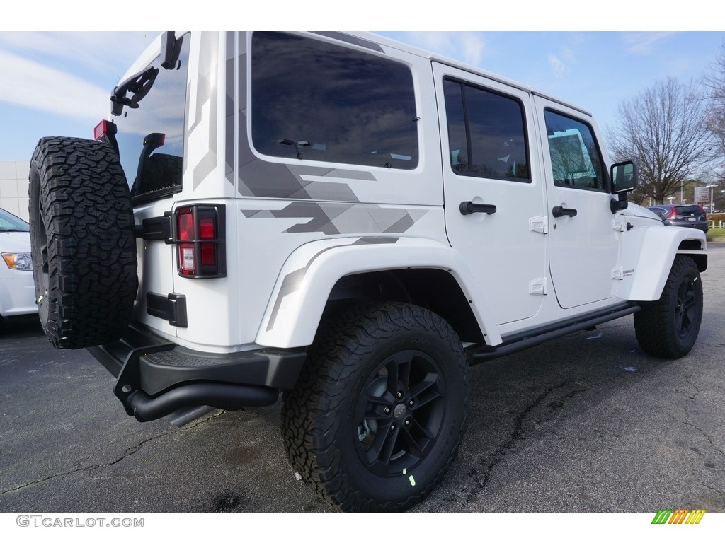 2017 Wrangler Unlimited Winter Edition 4x4 - Bright White / Black photo #3