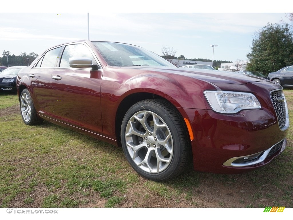 Velvet Red 2017 Chrysler 300 C Platinum Exterior Photo #119400752