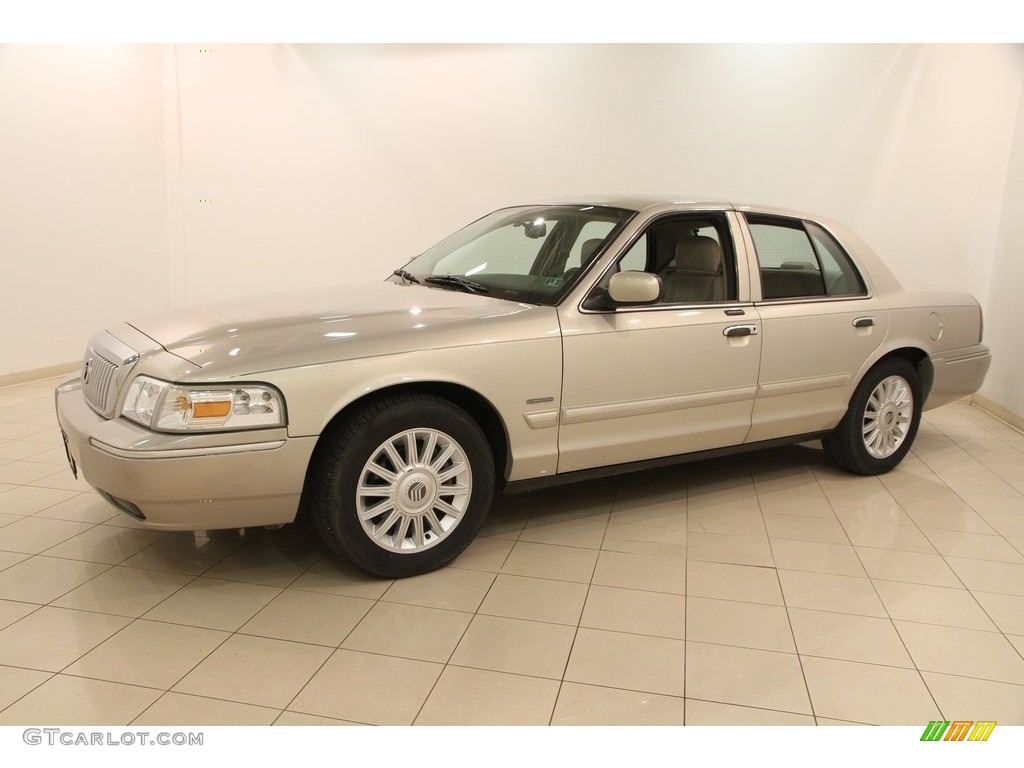 2009 Grand Marquis LS - Smokestone Metallic / Medium Light Stone photo #3