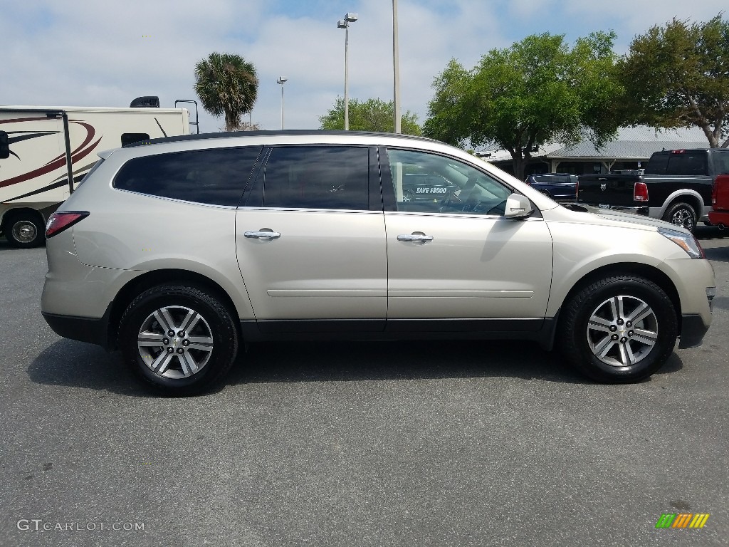 2017 Traverse LT - Champagne Silver Metallic / Ebony photo #6