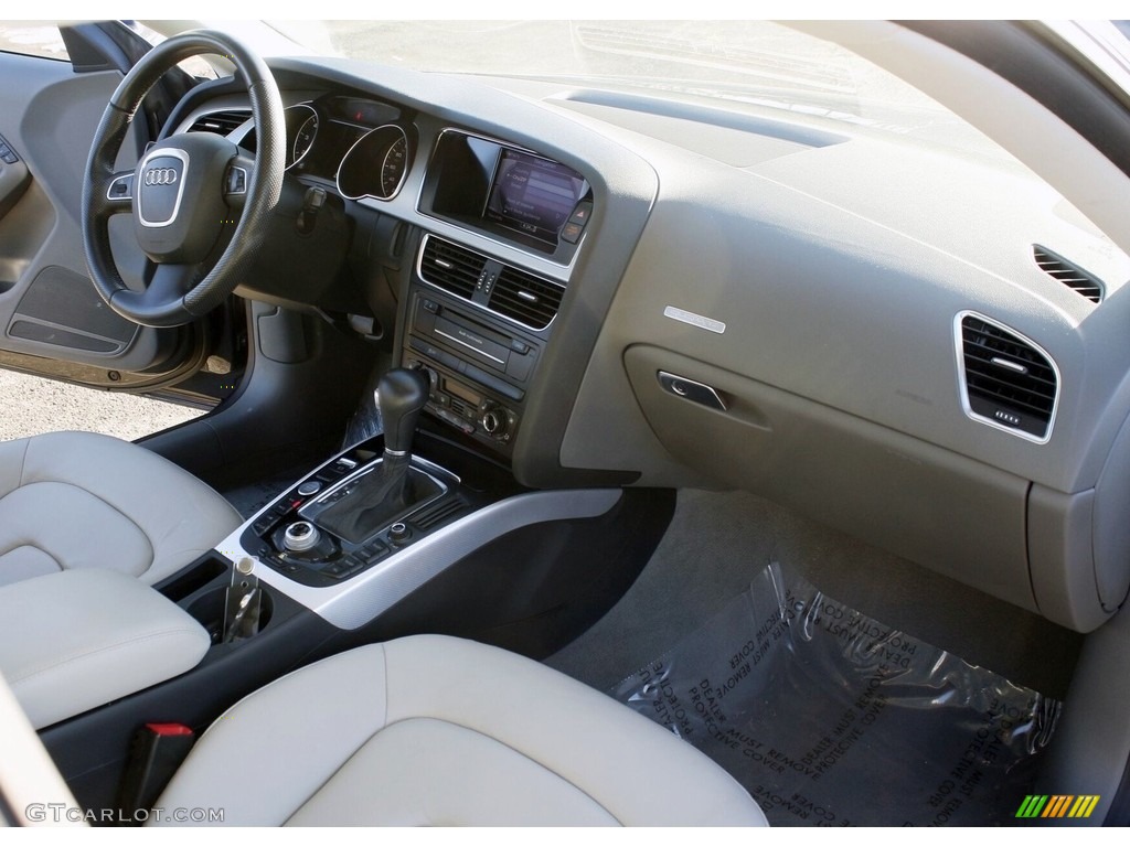 2012 A5 2.0T quattro Coupe - Moonlight Blue Metallic / Light Gray photo #5