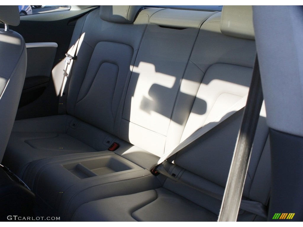 2012 A5 2.0T quattro Coupe - Moonlight Blue Metallic / Light Gray photo #14