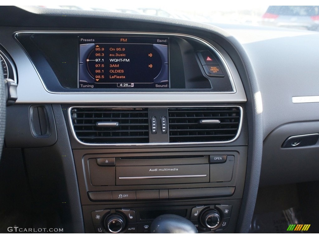 2012 A5 2.0T quattro Coupe - Moonlight Blue Metallic / Light Gray photo #17