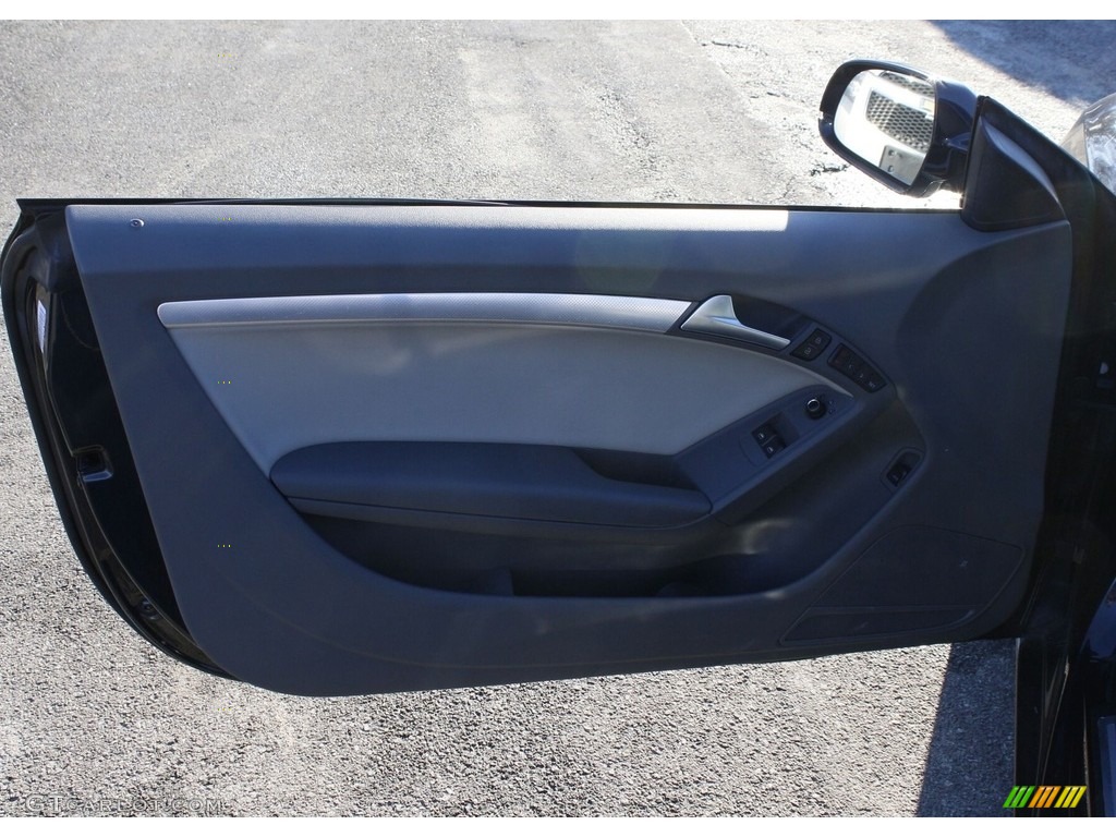 2012 A5 2.0T quattro Coupe - Moonlight Blue Metallic / Light Gray photo #19