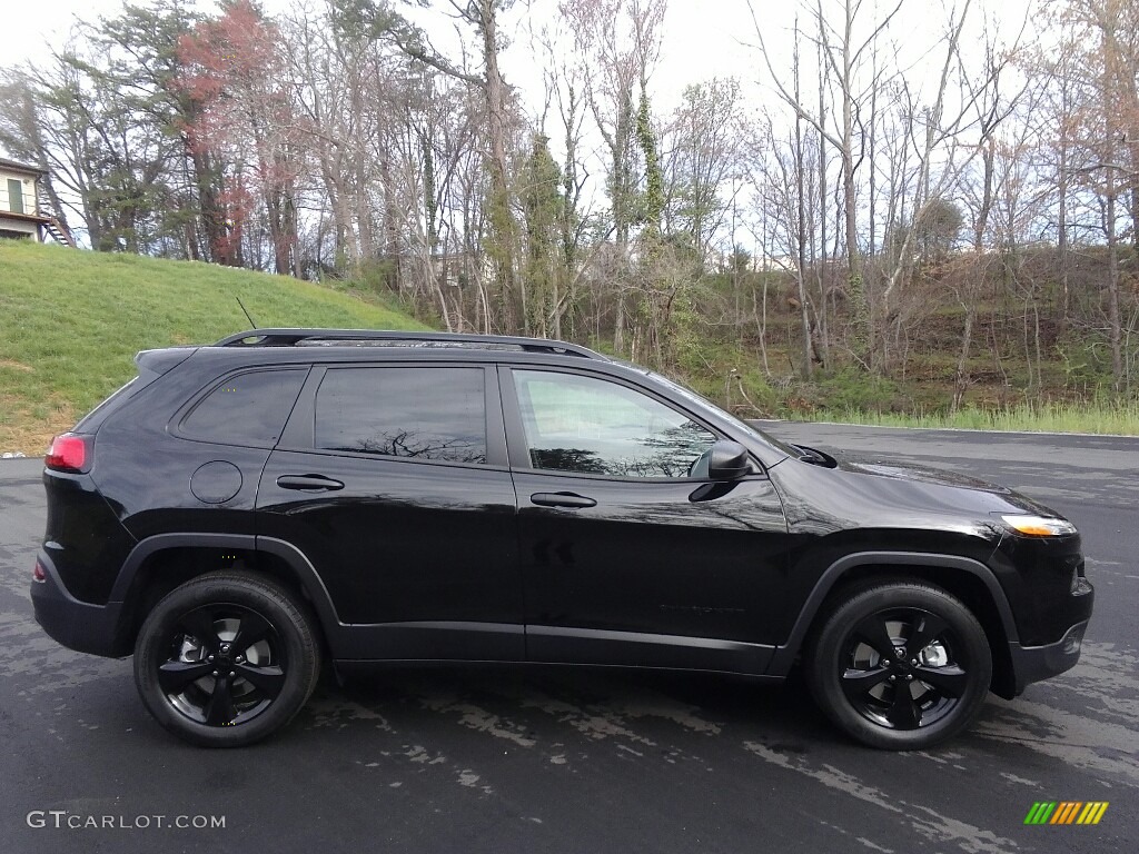 Diamond Black Crystal Pearl 2017 Jeep Cherokee Altitude Exterior Photo #119406233