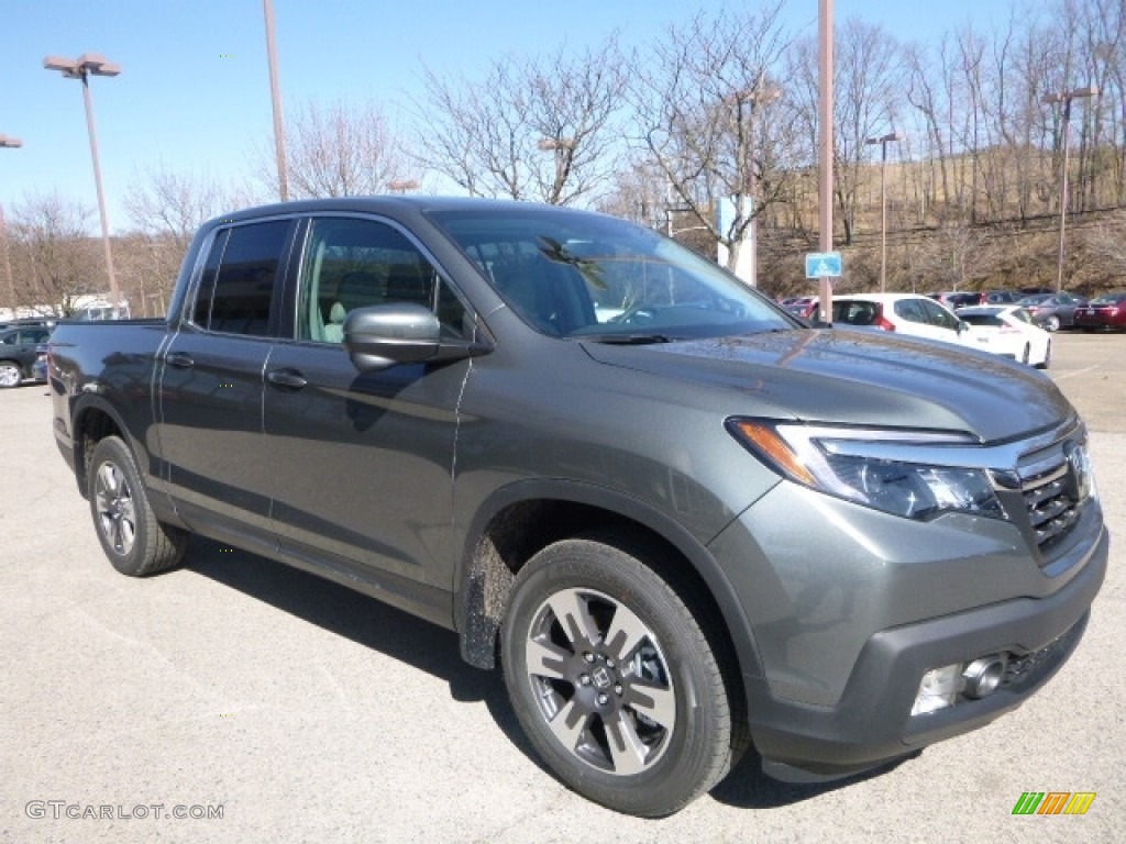Modern Steel Metallic 2017 Honda Ridgeline RTL-T AWD Exterior Photo #119407328