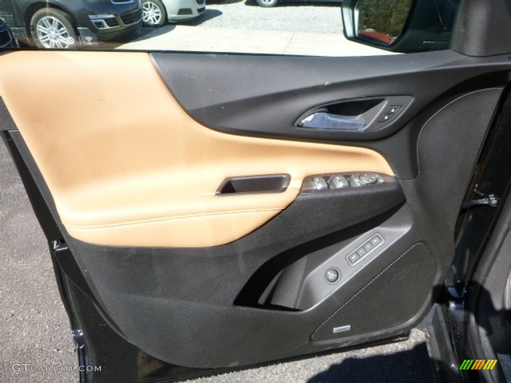 2018 Chevrolet Equinox Premier AWD Jet Black/­Brandy Door Panel Photo #119407862