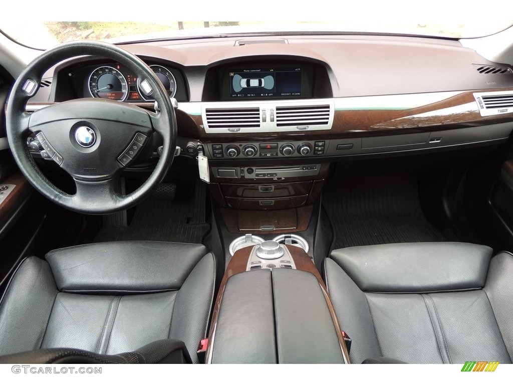 2006 7 Series 750i Sedan - Sterling Grey Metallic / Black/Black photo #13
