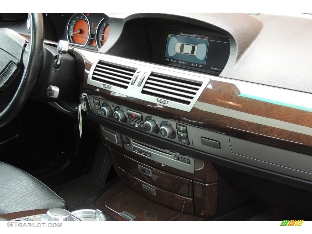 2006 7 Series 750i Sedan - Sterling Grey Metallic / Black/Black photo #14