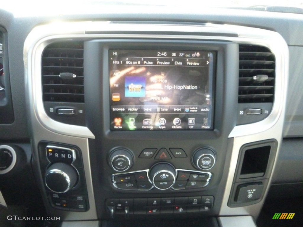 2017 1500 Big Horn Crew Cab 4x4 - Maximum Steel Metallic / Black/Diesel Gray photo #19