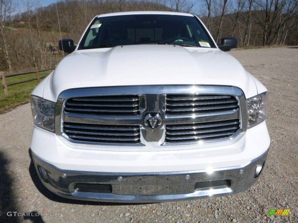 2017 1500 Big Horn Quad Cab 4x4 - Bright White / Black/Diesel Gray photo #12