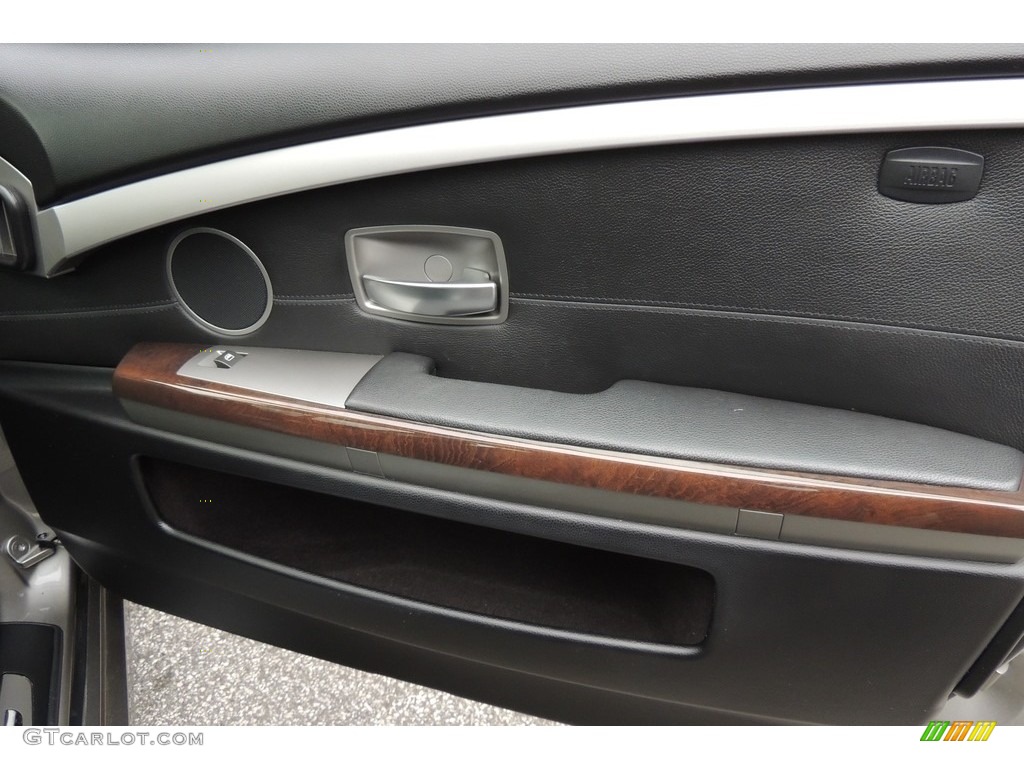 2006 7 Series 750i Sedan - Sterling Grey Metallic / Black/Black photo #25
