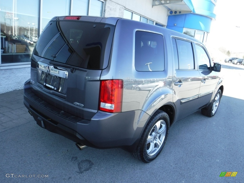 2015 Pilot EX-L 4WD - Modern Steel Metallic / Gray photo #9