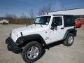 2017 Bright White Jeep Wrangler Sport 4x4  photo #1