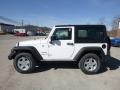 2017 Bright White Jeep Wrangler Sport 4x4  photo #3