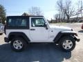 2017 Bright White Jeep Wrangler Sport 4x4  photo #7