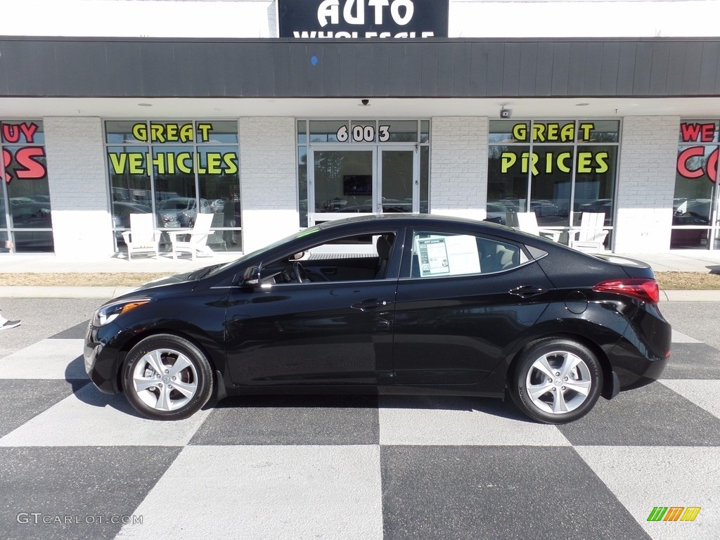 Black Hyundai Elantra