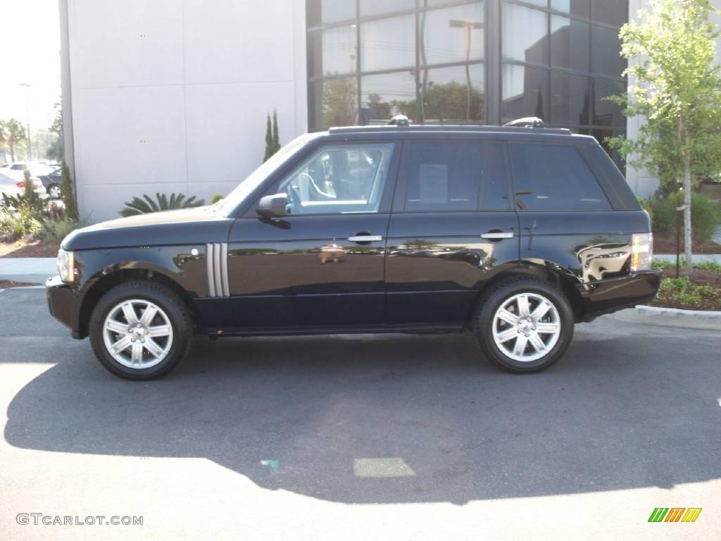 2007 Range Rover HSE - Java Black Pearl / Charcoal photo #2