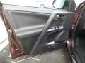 Black 2017 Toyota RAV4 SE AWD Door Panel