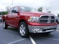 2009 Inferno Red Crystal Pearl Dodge Ram 1500 Big Horn Edition Crew Cab  photo #4