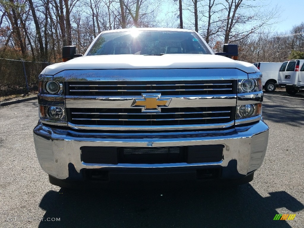 2017 Silverado 2500HD Work Truck Regular Cab 4x4 - Summit White / Dark Ash/Jet Black photo #2
