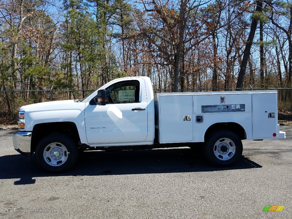 2017 Silverado 2500HD Work Truck Regular Cab 4x4 - Summit White / Dark Ash/Jet Black photo #3