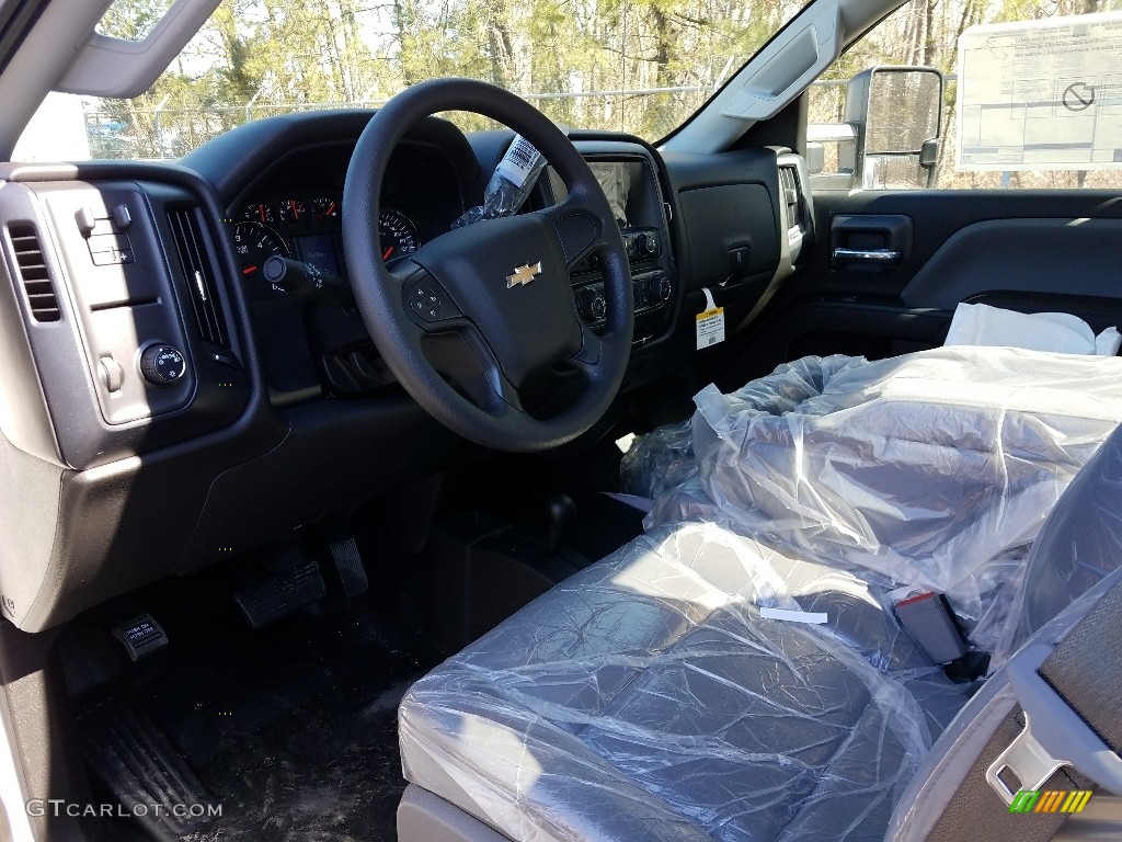 2017 Silverado 2500HD Work Truck Regular Cab 4x4 - Summit White / Dark Ash/Jet Black photo #7