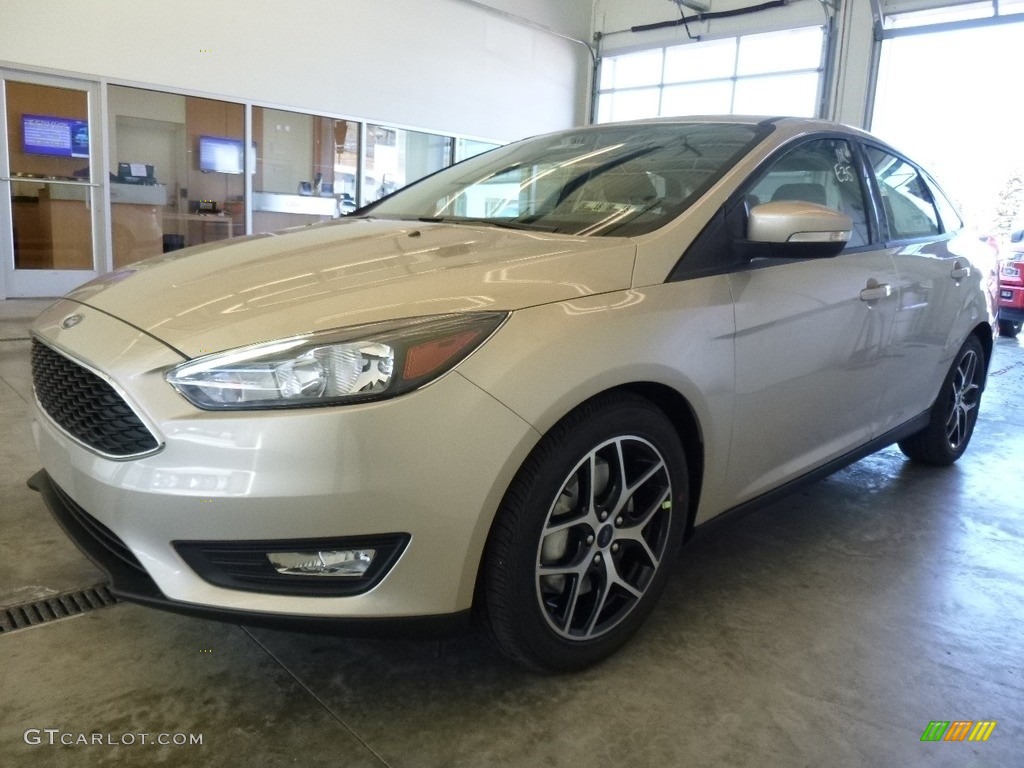 2017 Focus SEL Sedan - White Gold / Charcoal Black photo #6