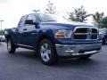 2009 Deep Water Blue Pearl Dodge Ram 1500 SLT Quad Cab  photo #4