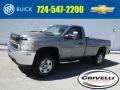 Graystone Metallic 2014 Chevrolet Silverado 2500HD WT Regular Cab 4x4