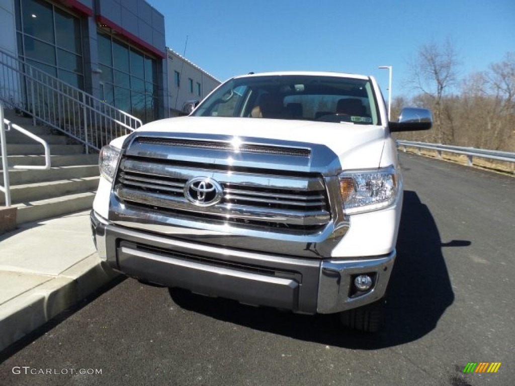 2017 Tundra 1794 CrewMax 4x4 - Super White / 1794 Edition Black/Brown photo #7