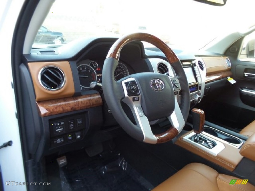 2017 Tundra 1794 CrewMax 4x4 - Super White / 1794 Edition Black/Brown photo #11