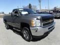 Graystone Metallic - Silverado 2500HD WT Regular Cab 4x4 Photo No. 8