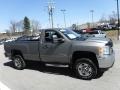 Graystone Metallic - Silverado 2500HD WT Regular Cab 4x4 Photo No. 9