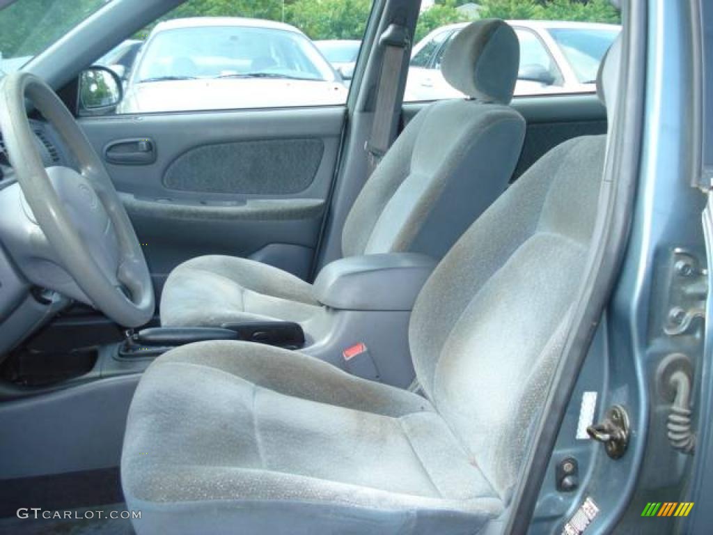 2002 Optima LX - Steel Blue / Gray photo #8