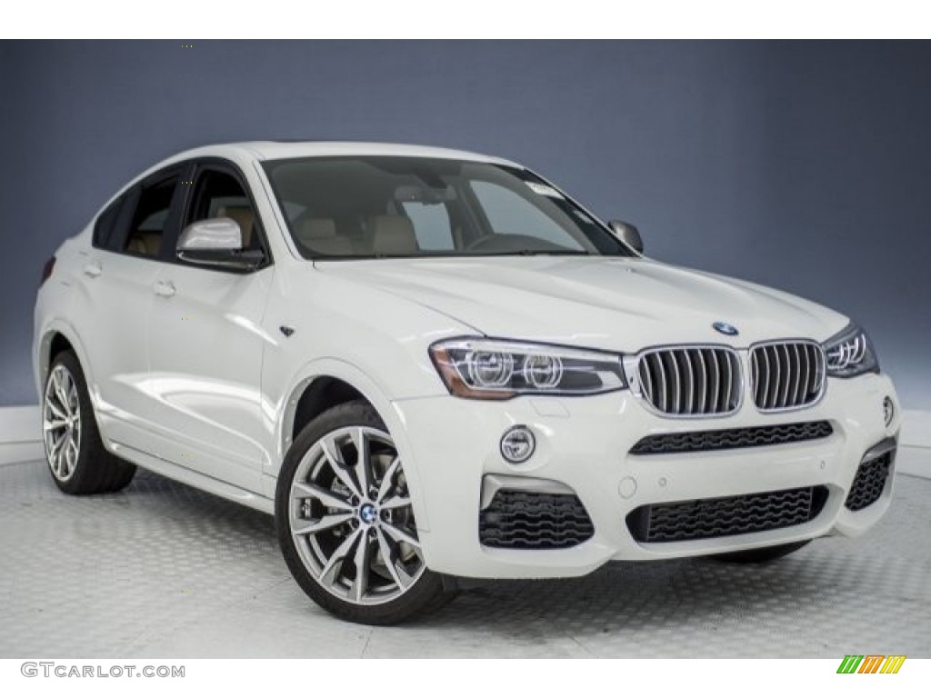 Alpine White 2017 BMW X4 M40i Exterior Photo #119424653