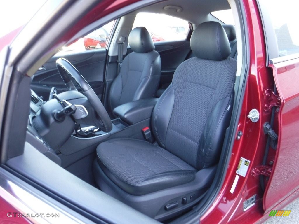2011 Sonata SE 2.0T - Venetian Red / Gray photo #13