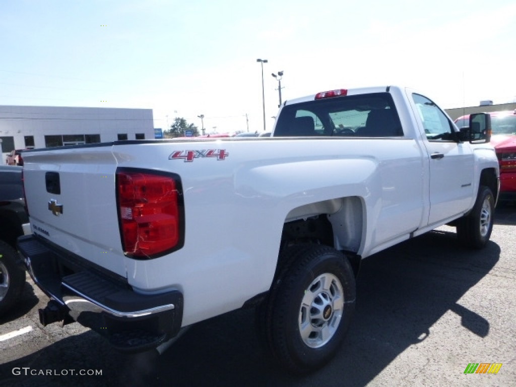 2017 Silverado 2500HD Work Truck Regular Cab 4x4 - Summit White / Dark Ash/Jet Black photo #6