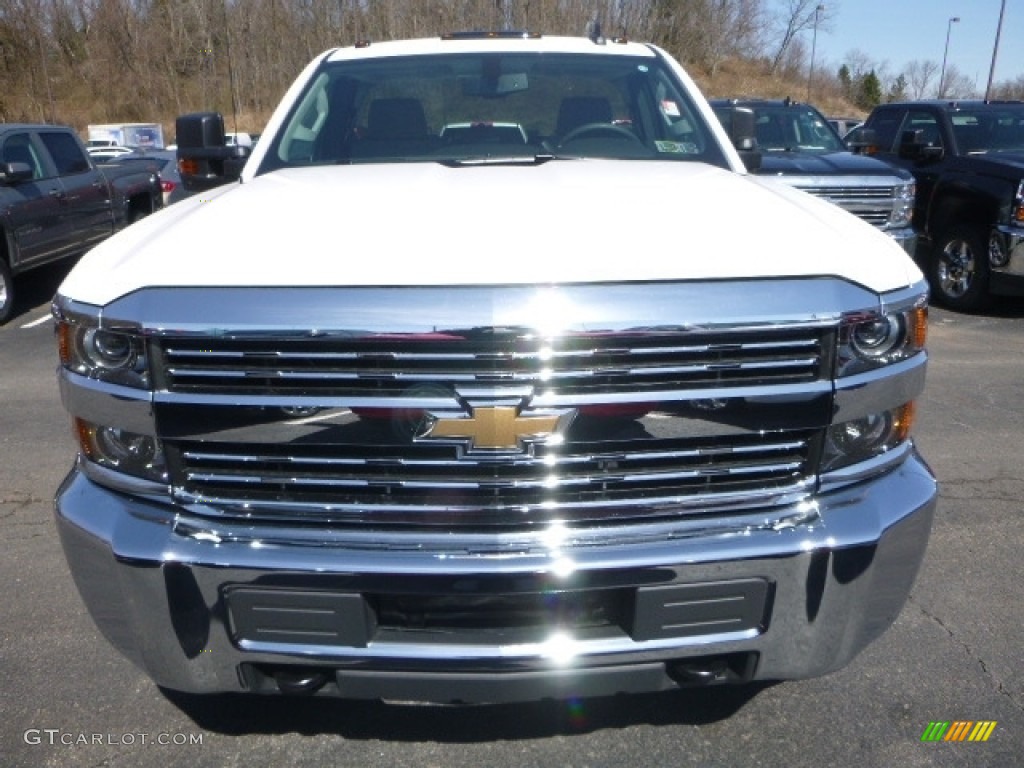 2017 Silverado 2500HD Work Truck Regular Cab 4x4 - Summit White / Dark Ash/Jet Black photo #9