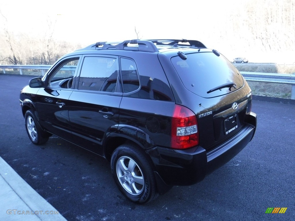 2005 Tucson GL - Obsidian Black / Beige photo #8