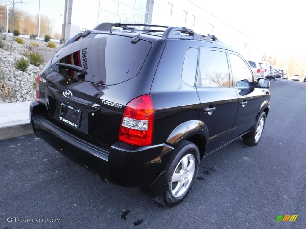 2005 Tucson GL - Obsidian Black / Beige photo #10